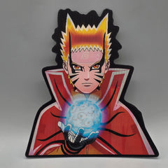 3D Moving Naruto Lenticular Sticker | Anime Decal Gift | Rasengan Uzumaki Holographic Peeker | Car Laptop Window Decal