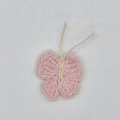 Handmade Tiny Pink Crochet Butterflies - Set of 10 - Spring & Easter Party Decor, Party Gift & Party Favor - Mini Crochet Butterflies