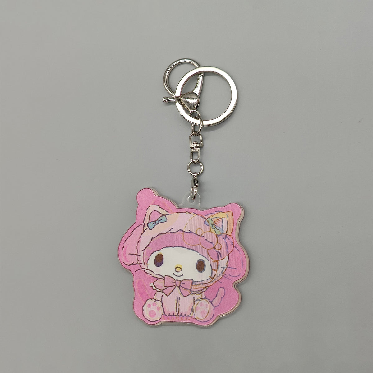 3D Hello Kitty, Kuromi & My Melody Keychain – Double Sided