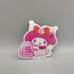 3D Hello Kitty, Kuromi & My Melody Lenticular Sticker – Waterproof Decal