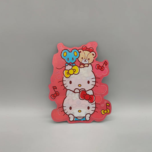 3D Hello Kitty Lenticular Sticker – Kuromi, My Melody & Cinnamoroll