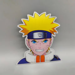 3D Lenticular Anime Sticker – Magical Transformation Waterproof Decal