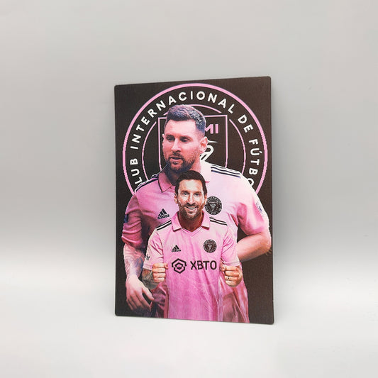 3D Lionel Messi Lenticular Sticker – Inter Miami CF, Waterproof Decal