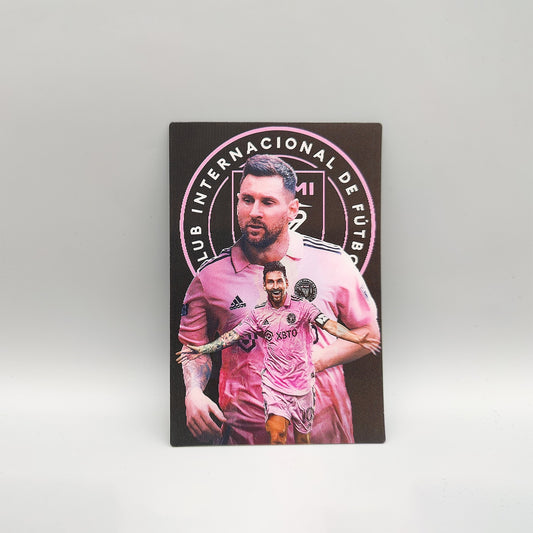 3D Lionel Messi Lenticular Sticker – Inter Miami CF, Waterproof Decal