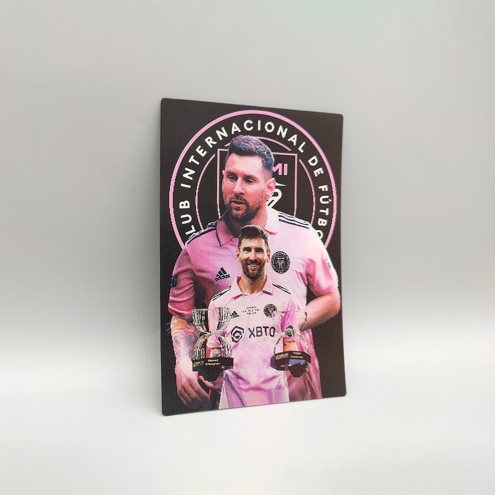 3D Lionel Messi Lenticular Sticker – Inter Miami CF, Waterproof Decal