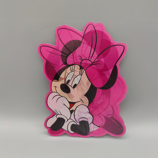 3D Mickey & Minnie Lenticular Sticker – Disney, Waterproof Decal