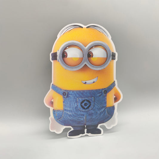 3D Minion Lenticular Sticker – Despicable Me, Waterproof Decal