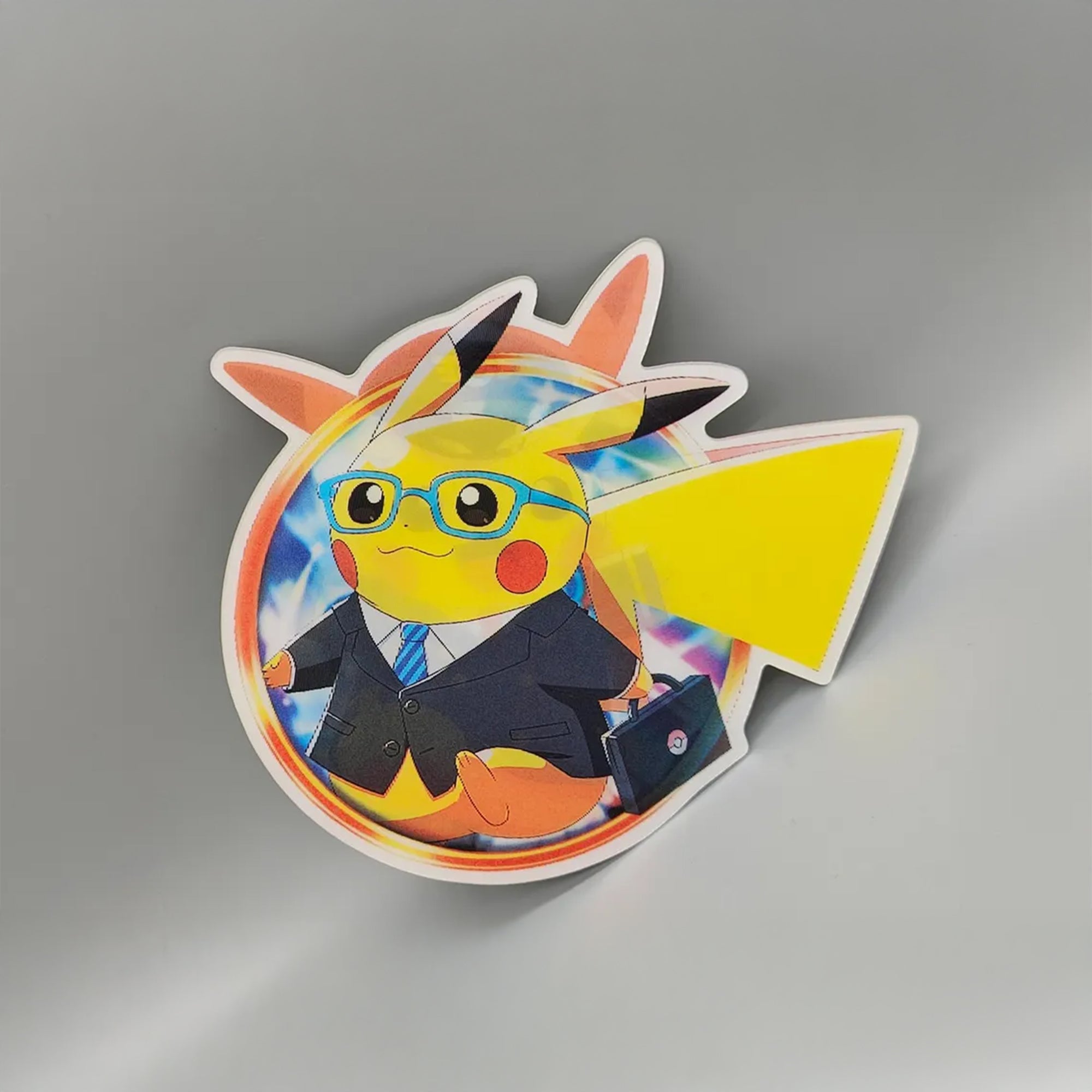 3D Pilot Anime Lenticular Sticker – Dynamic Waterproof Decal