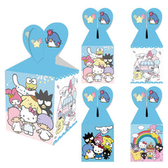 Set of 12 Hello Kitty inspired Favor Boxes - Baby Shower Party Favors, Birthday Treat Box, Sanrio inspired Kawaii birthday