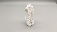 Set of 6 - White Baby Dress, Baby shower favors, Baby welcome favors, Crochet mini dress, cute party favors, quinceanera