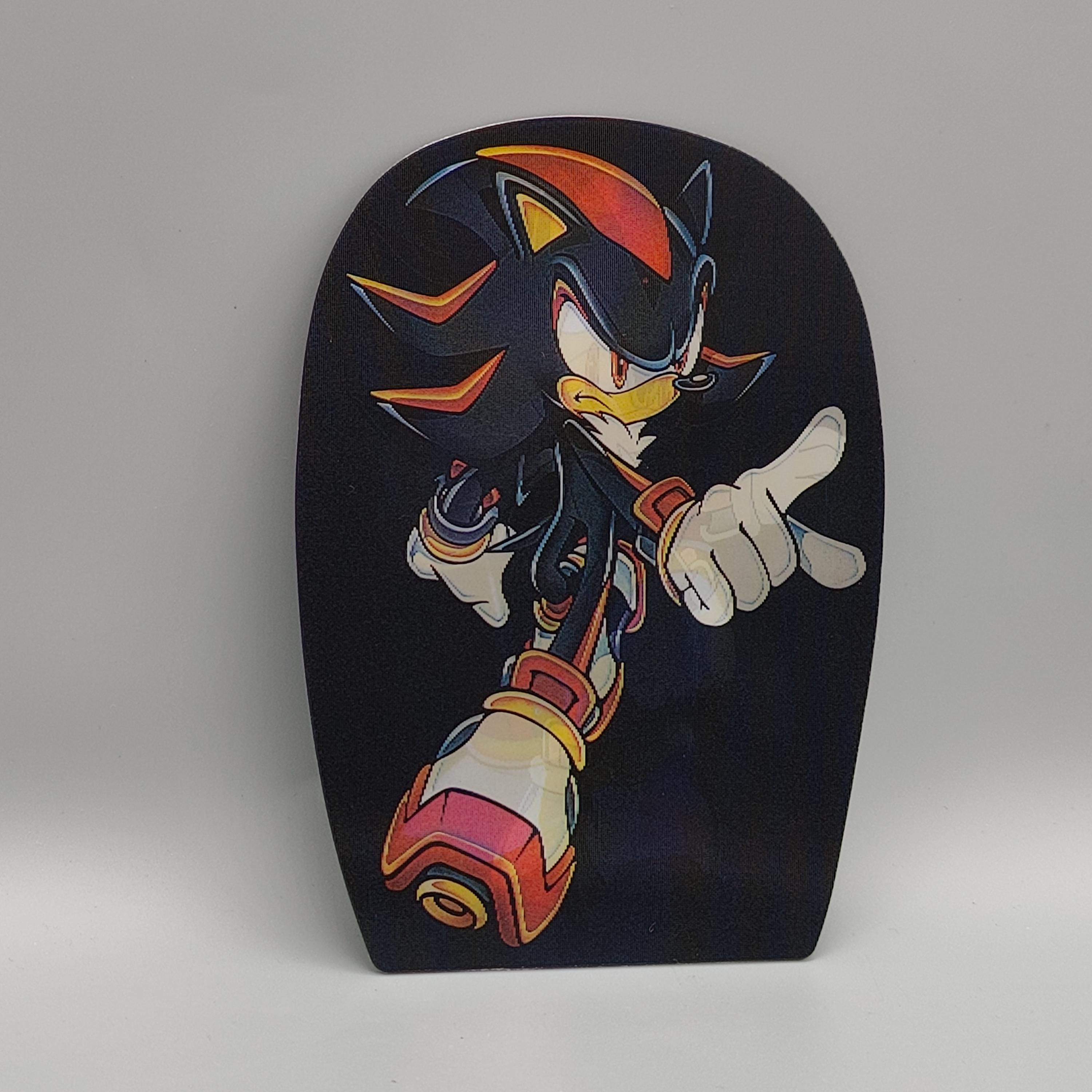 Shadow the Hedgehog Lenticular Sticker: Dynamic 3D Effect
