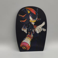 Shadow the Hedgehog Lenticular Sticker: Dynamic 3D Effect