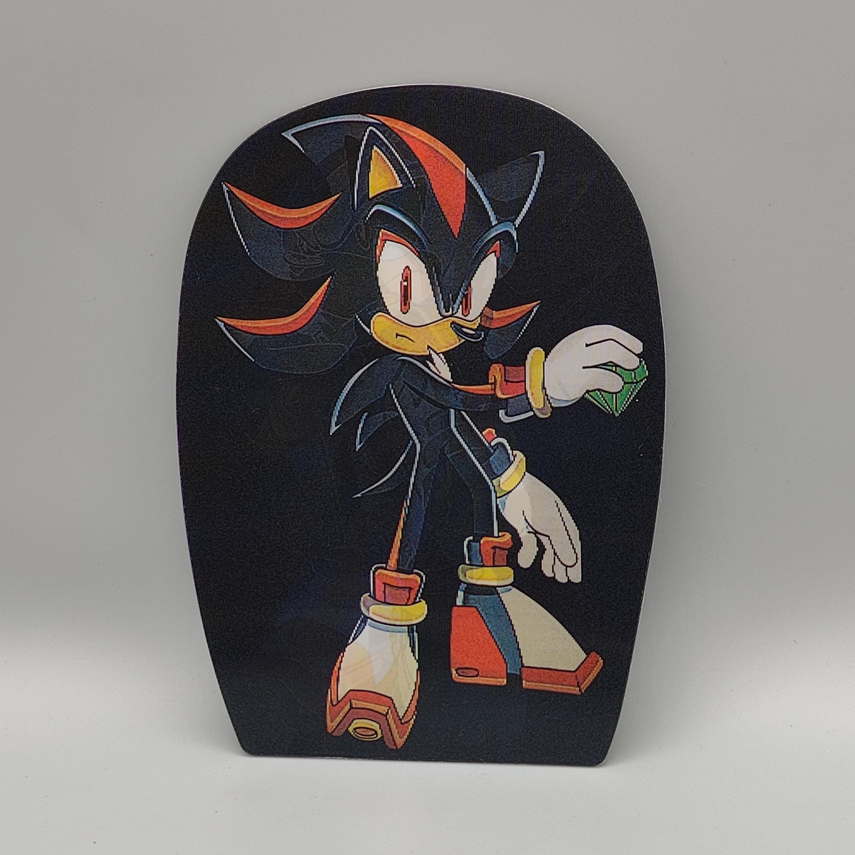 Shadow the Hedgehog Lenticular Sticker: Dynamic 3D Effect