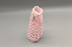 Set of 6 - Baby Pink Baby Dress, Baby shower favors, Baby welcome favors, Crochet mini dress, cute party favors, quinceanera, sweet 16