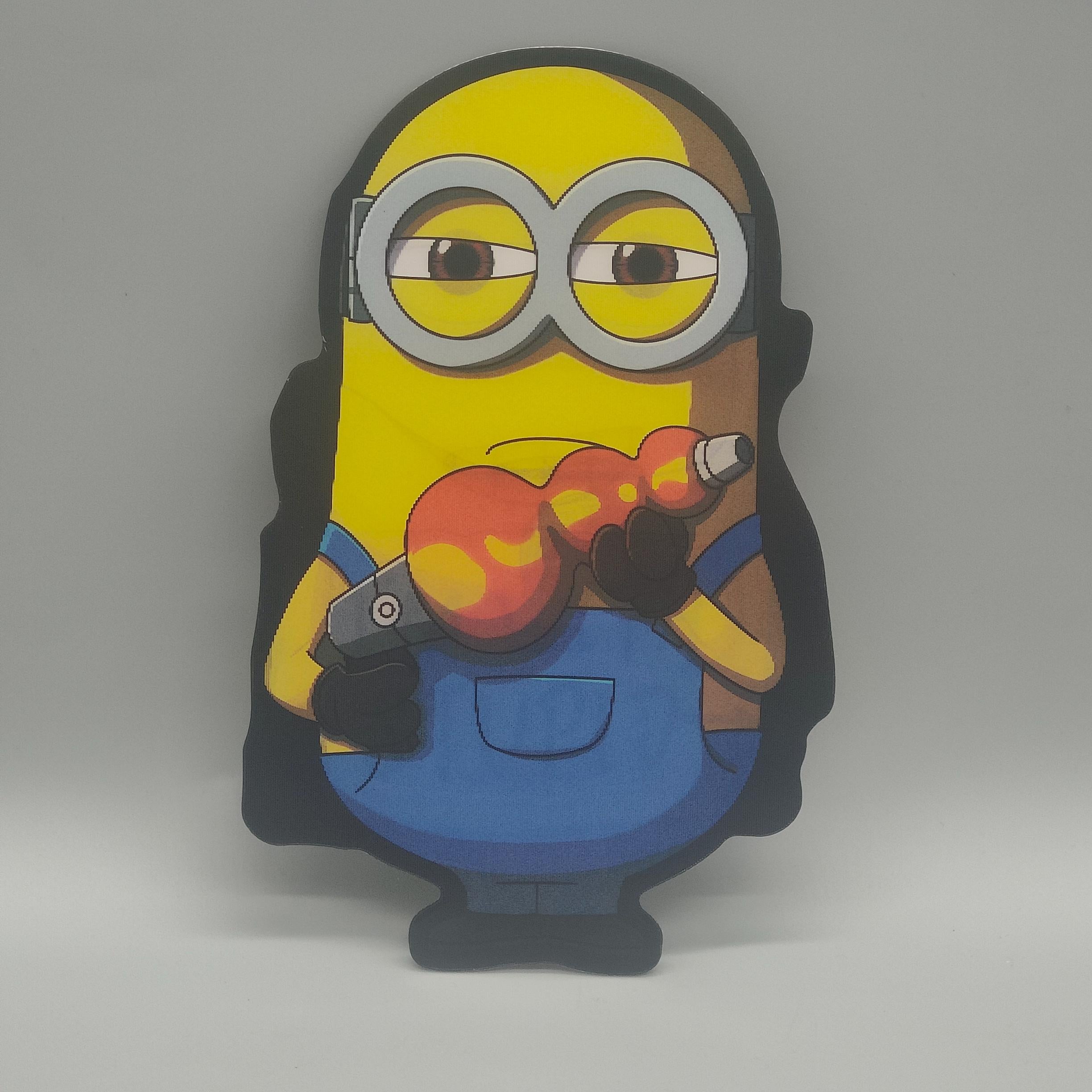 Lenticular Minion Sticker - 3D Morphing Despicable Me Decal
