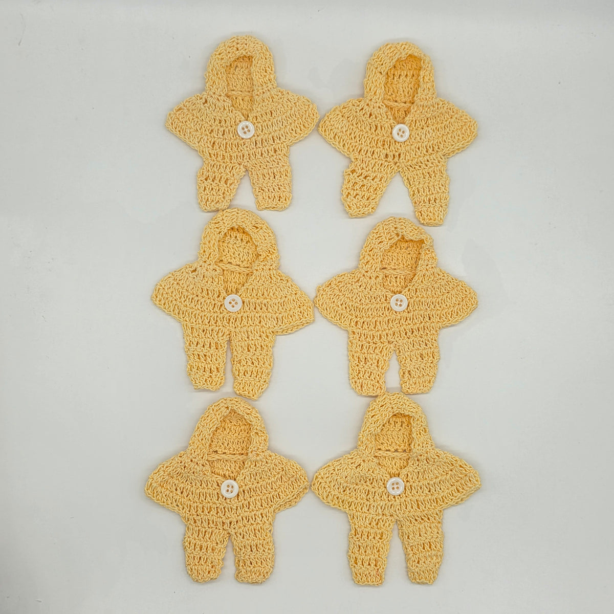 Adorable Star Crochet Party Favors - Tiny Hoodie Party Gift Set