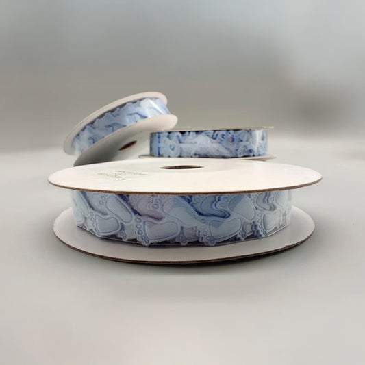 Baby Boy Ribbons – 1.75 cm x 10 Yards for Baby Shower & Welcome