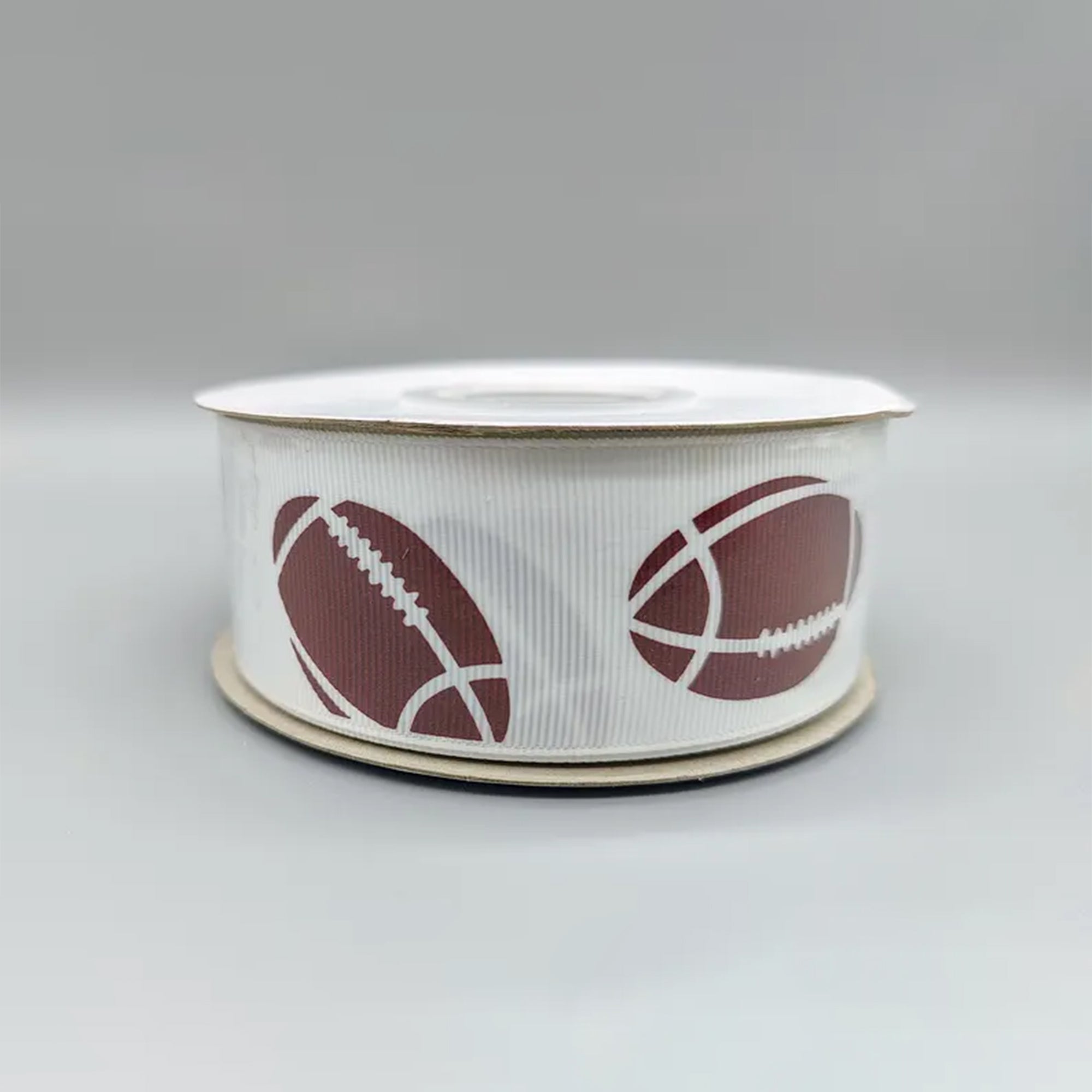 Football Ribbon -  25 Yards x 2 in - Grosgrain Ribbon