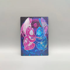 3D Lenticular Stitch, Scrump & Angel Sticker - High Quality Waterproof Sticker - For Craft, Car, Book, Laptop or any clean surface.