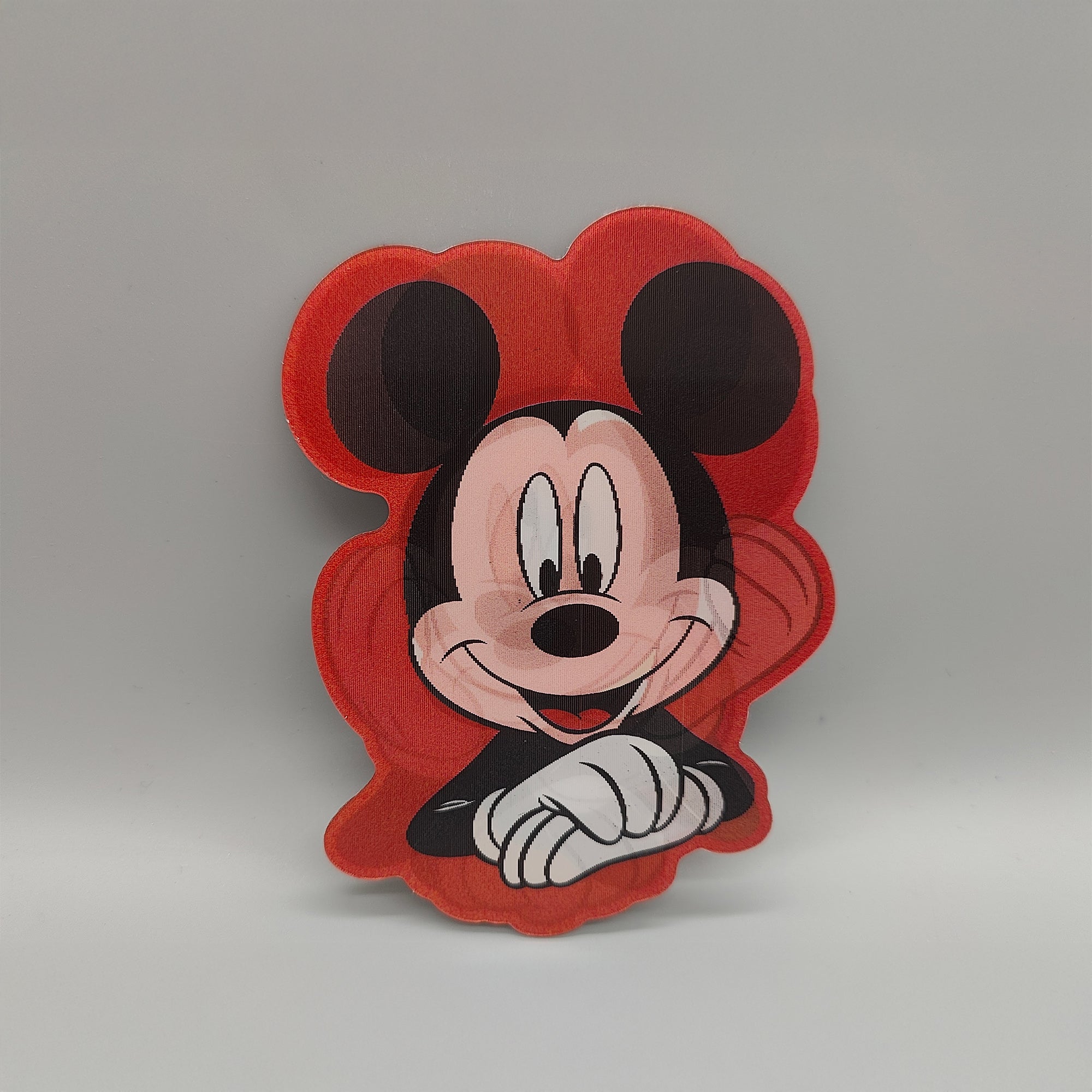 3D Lenticular Mickey Mouse Sticker - High Quality Waterproof Sticker - For Craft, Car, Book Cover, Laptop or any clean surface. Disney
