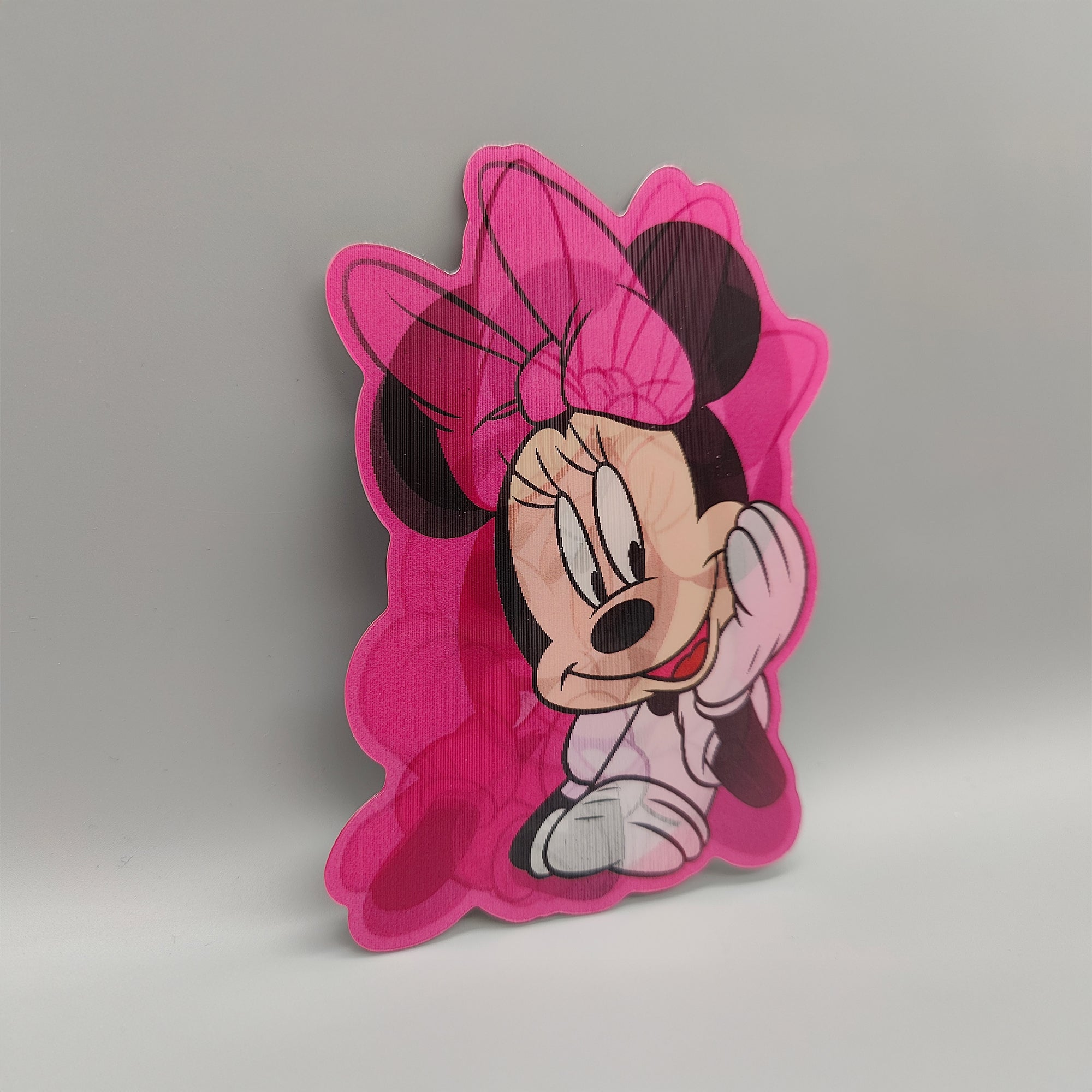3D Lenticular Mickey Minnie Sticker - High Quality Waterproof Sticker - For Craft, Car, Book Cover, Laptop or any clean surface. Disney