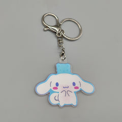 3D Lenticular Cinnamoroll Keychain - With Key Ring and Clasp - Double Sided with 3 alternating images