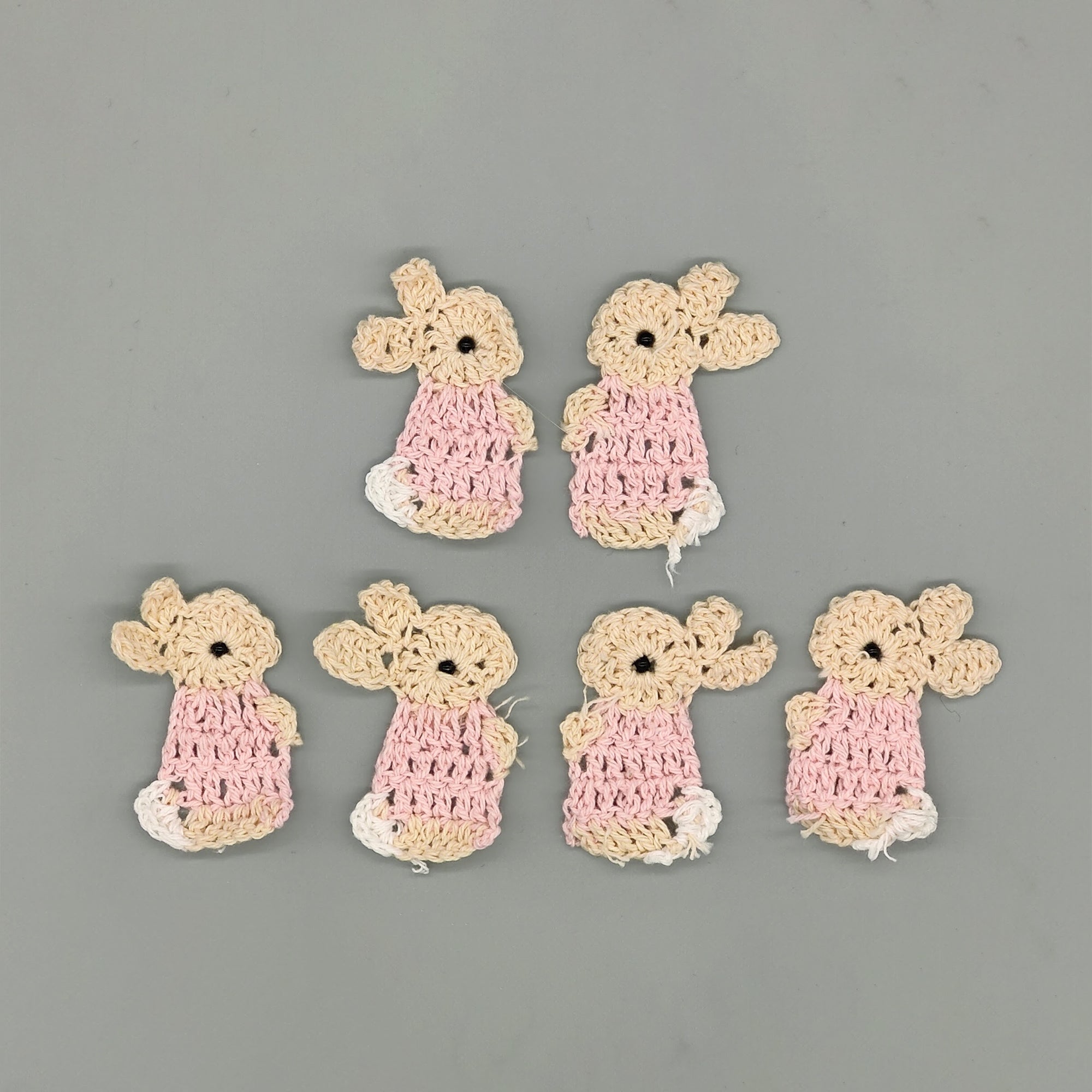 Set of 10 Easter Bunny Crochet Favors – Cute Party & Egg Hunt Favors