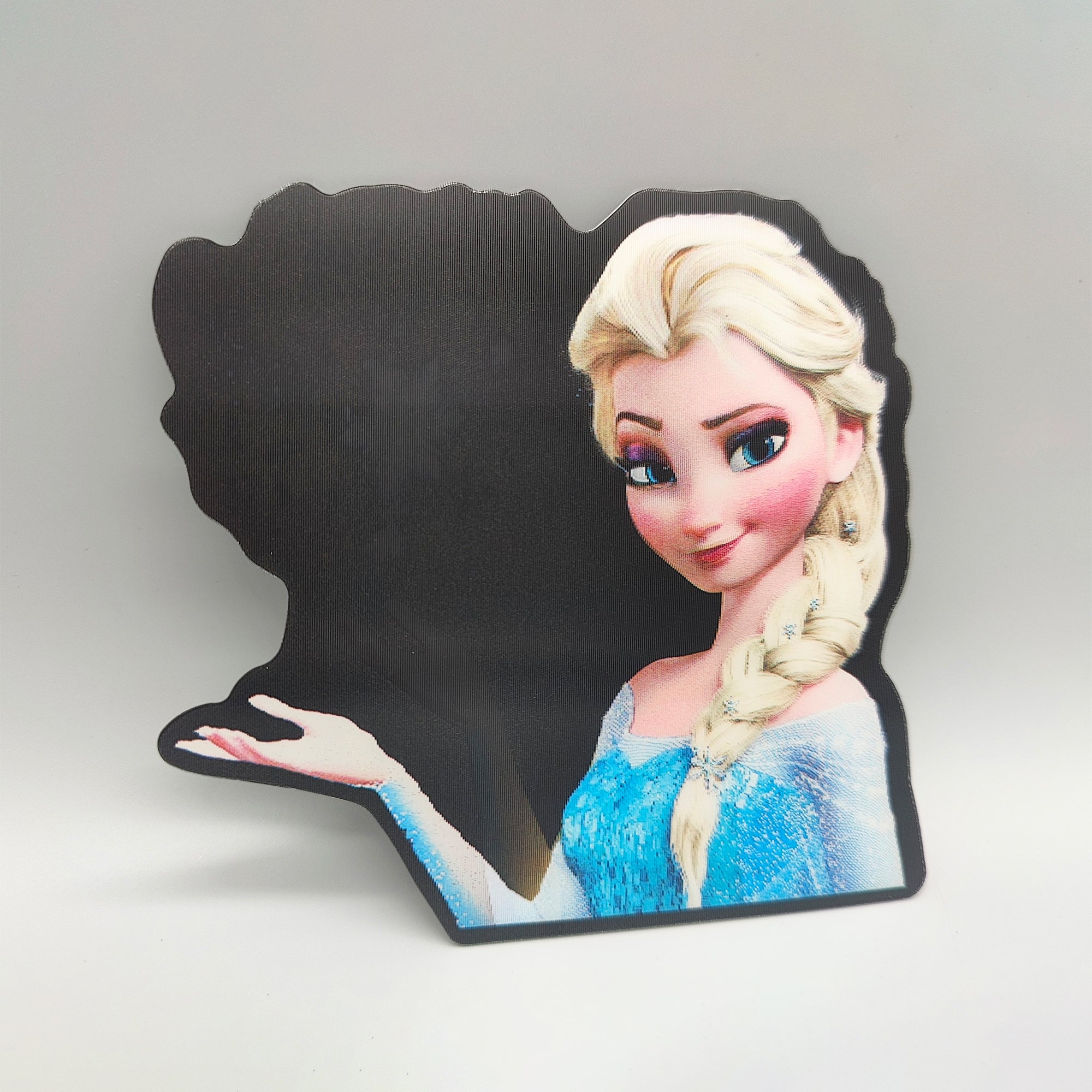 Animated Snow Queen Ice Princess Sticker - Ice Magic: 3D Lenticular with Dual Scenes- High Quality - For Craft, Car, Laptop or any surface.
