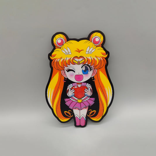 Moon Power Anime 3D Lenticular Sticker – 3 Image Flip, Waterproof