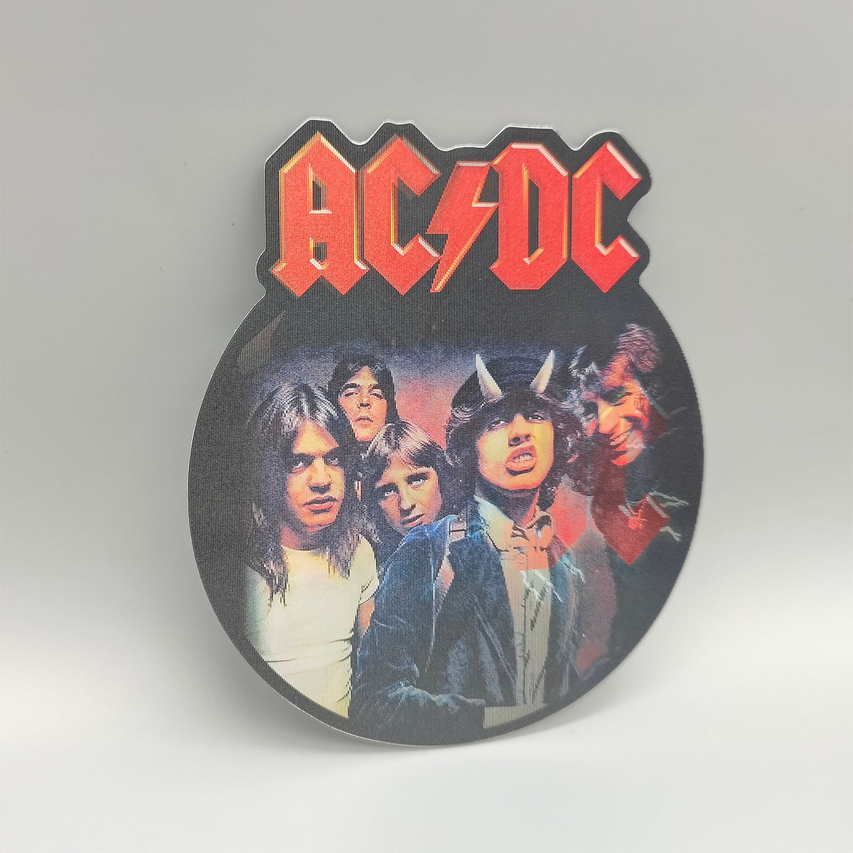 Aussie Hard Rock inspired 3D Lenticular Sticker - 3 Thunderous Images Come to Life! - High Quality Waterproof - For Craft, Car, Laptop etc