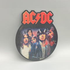 Aussie Hard Rock inspired 3D Lenticular Sticker - 3 Thunderous Images Come to Life! - High Quality Waterproof - For Craft, Car, Laptop etc