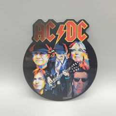 Aussie Hard Rock inspired 3D Lenticular Sticker - 3 Thunderous Images Come to Life! - High Quality Waterproof - For Craft, Car, Laptop etc