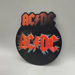 Aussie Hard Rock inspired 3D Lenticular Sticker - 3 Thunderous Images Come to Life! - High Quality Waterproof - For Craft, Car, Laptop etc