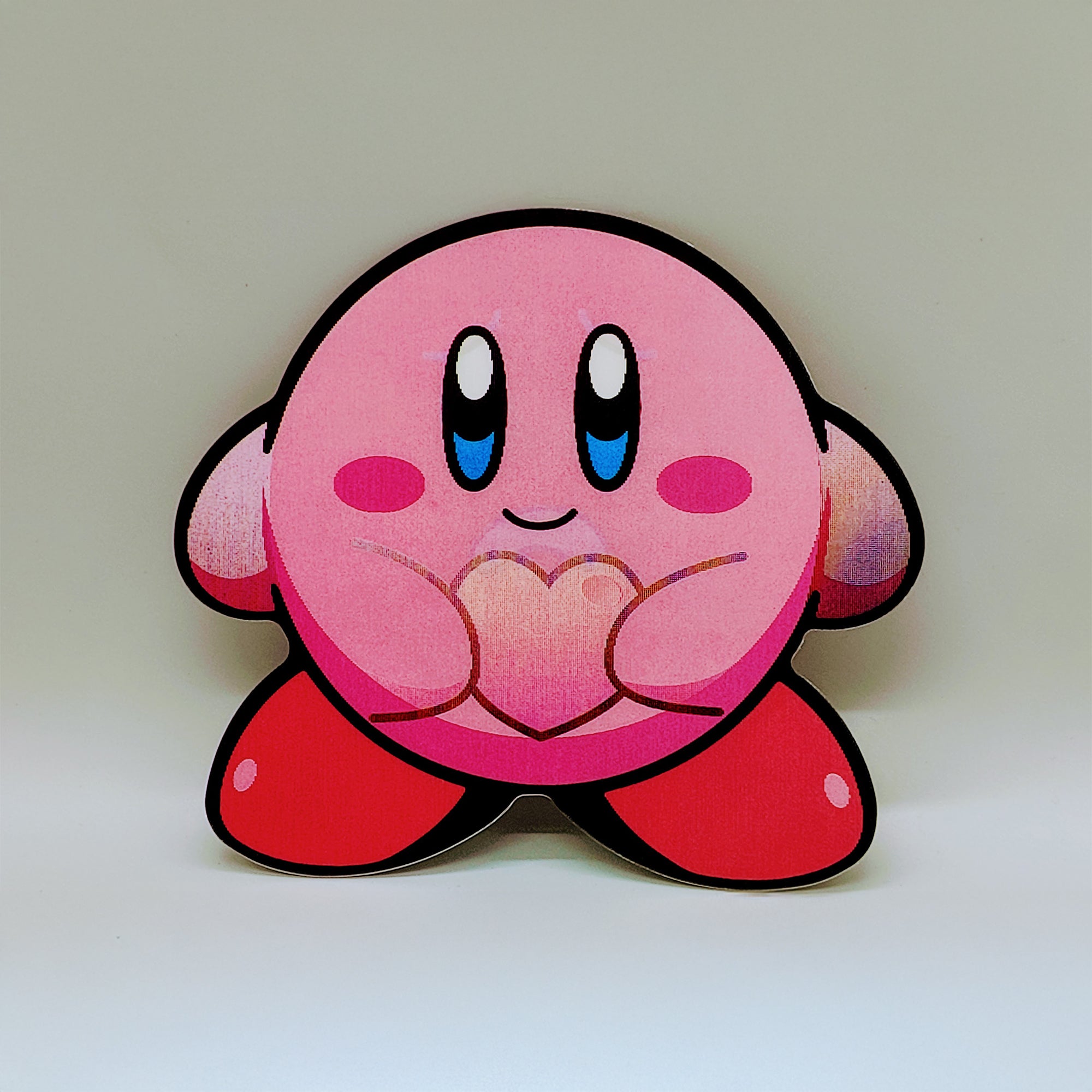 Little Pink Puffball 3D Lenticular Sticker – Cute Gamer Decal