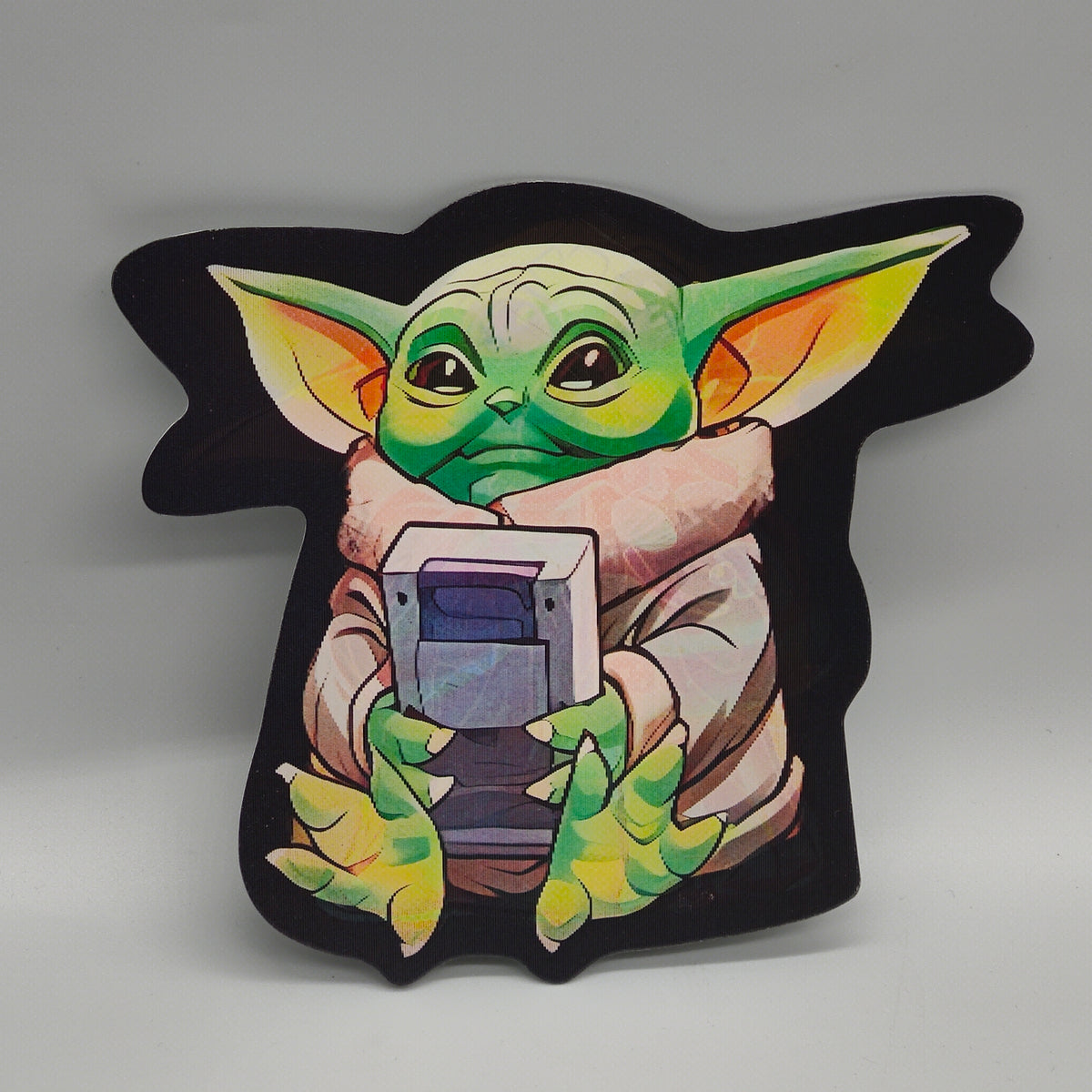 The child 3D Sticker - Grogu - Space Baby of the Force - Baby Yoda - 3D Motion Decal - High Quality Waterproof For Craft, Car, Laptop, etc.