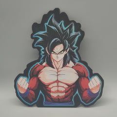 Dragon Ball Z Goku 3D Lenticular Sticker - Super Saiyan, SSJ4 & Ultra Instinct Morphing Decal