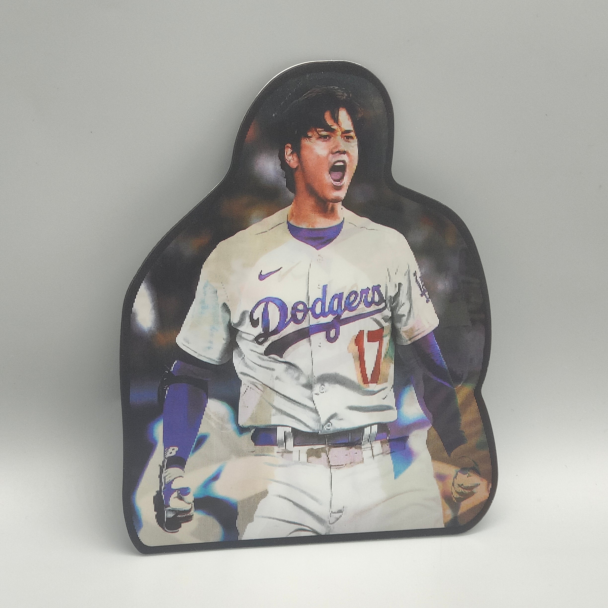 Shohei Ohtani 3D Lenticular Sticker - LA Dodgers Pitcher & Hitter - MLB Baseball Fan Decal