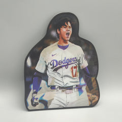 Shohei Ohtani 3D Lenticular Sticker - LA Dodgers Pitcher & Hitter - MLB Baseball Fan Decal