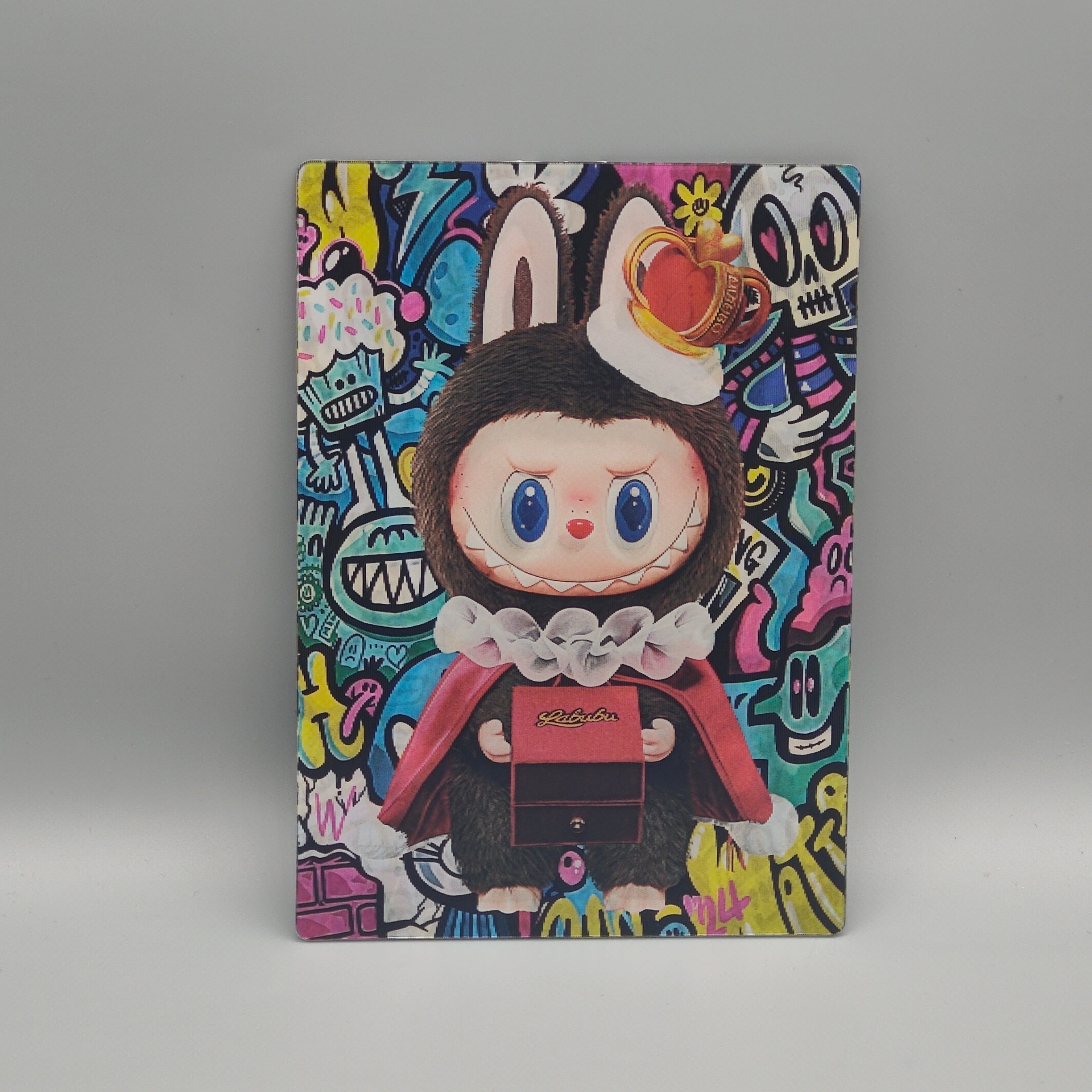 Labubu 3D Lenticular Sticker - The Monsters Collector Decal - Morphing 3-in-1 Design