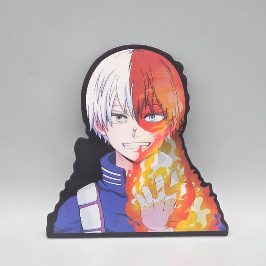 Shoto Todoroki 3D Lenticular Anime Sticker - My Hero Academia Sticker