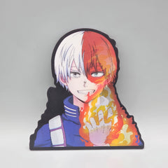 Shoto Todoroki 3D Lenticular Anime Sticker - My Hero Academia Sticker