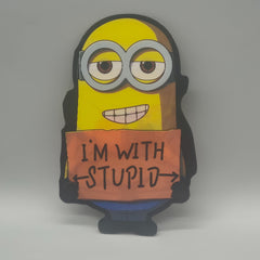 Lenticular Minion Sticker - 3D Morphing Despicable Me Decal