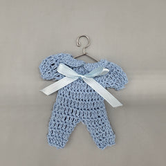 "Little Prince" Mini Crochet Baby Outfit Shower Favors (Set of 6)