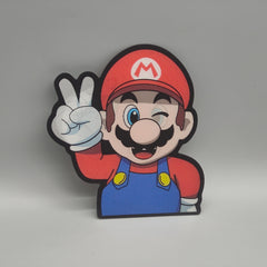 Lenticular 3D Mario Sticker | Morphing Video Game Character Decal | Super Mario Animated Sticker | Gamer Gift | Water Bottle & Laptop Decal