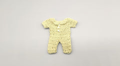 Set of 6 - Baby shower favors, Baby Green, Baby welcome favors, Crochet mini outfit, cute party favors, crochet favors