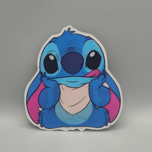 Stitch 3D Lenticular Sticker - Lilo & Stitch - 2-in-1 Shifting Image - Crying to Silly Decal
