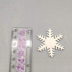 Fondant edible snowflakes - 24 pcs - 3 sizes - 8 of each size - Frozen snowflakes