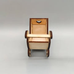 Adorable Personalized Wooden Stroller Baby Shower Favor | Perfect for Chocolate Treats | Baby Shower Keepsake | Cute and Unique Baby Shower