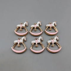 Set of 6 Baby Carousel Charms – Baby Shower & Gender Reveal Favors
