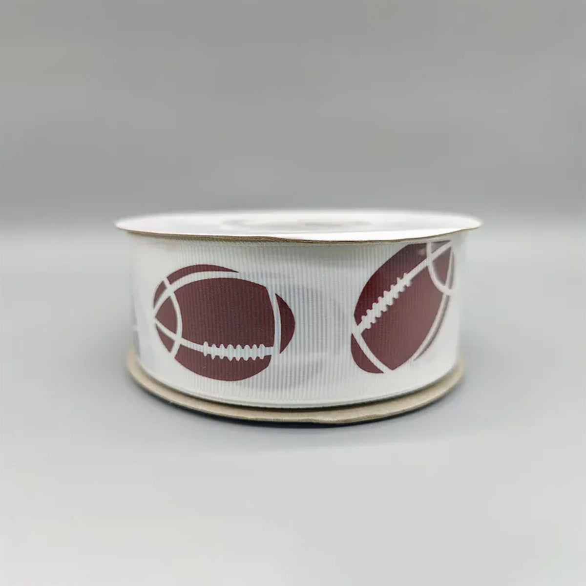 Football Ribbon - 25 Yards x 2 in - Grosgrain Ribbon